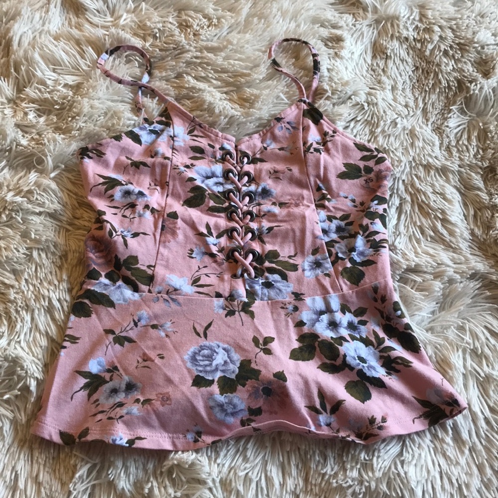 Floral tank top American Eagle